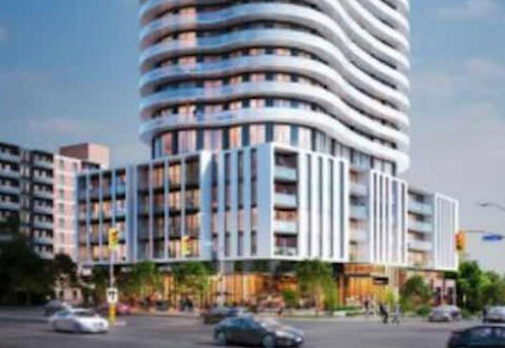 Podium View of Alba Condos - Early Design