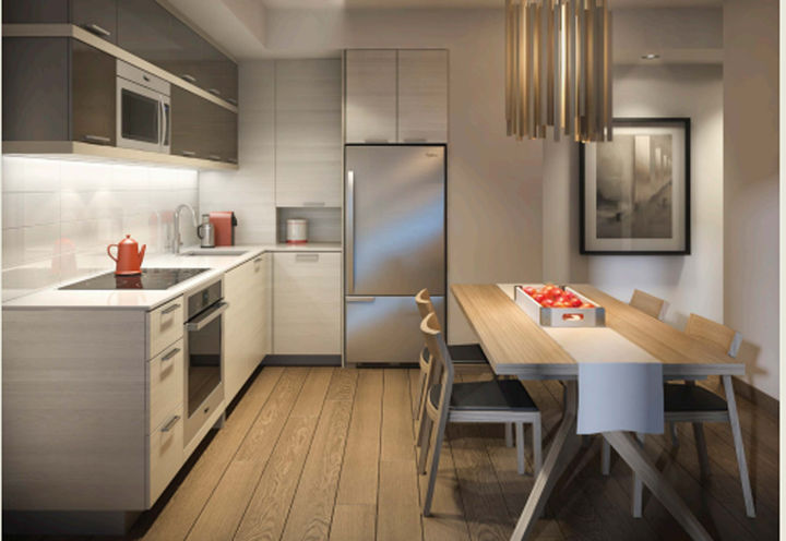 The Ravine Condos Kitchen Area