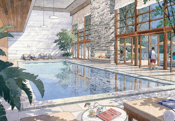 The Ravine Condos Pool Area