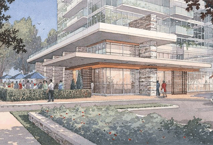York Mills at the Ravine Artists' Rendering