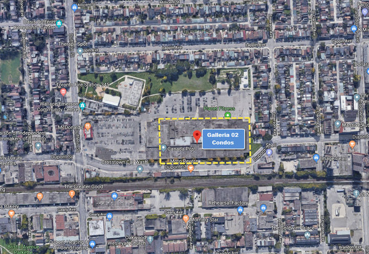 Upcoming Location of Galleria 02 Condos