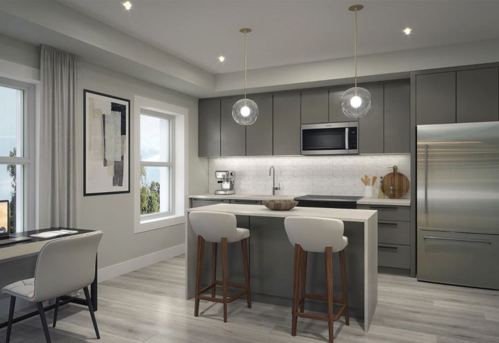 Westvale at Lackner Ridge Kitchen with Island