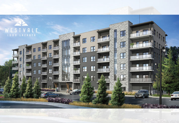 Westvale at Lackner Ridge Street Level View of Building Exteriors