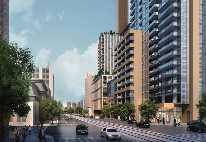 101 Spadina Condos Lower Level Street View Original Design