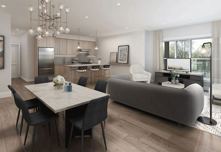Sonterra at Lackner Ridge Condos Interior View of Kitchen and Dining