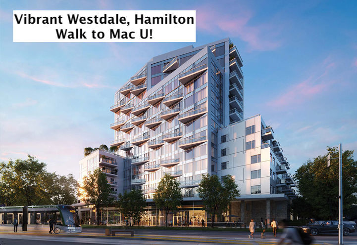 1107 Main Condos in Vibrant Westdale neighbourhood,walk to McMaster U!