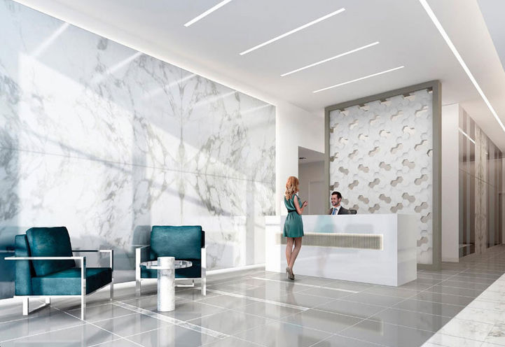 Concierge Lobby at Tricycle Condos