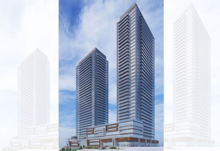 1125 Sheppard Ave East Condos Exterior View of Towers