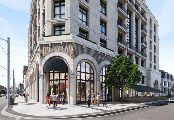 Podium View of 1140 Yonge Street Condos