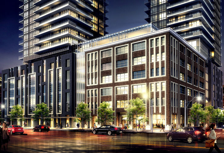 The King Blue Condos Streetview Rendering