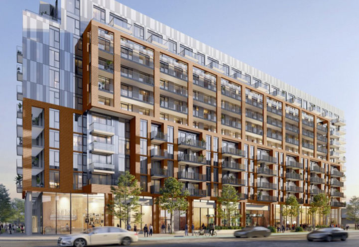 1150 Centre Street Condos Exterior View of Building