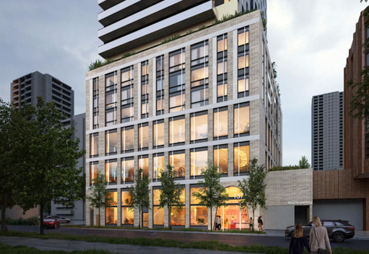 137 Isabella Street Condos Exterior View of Lower Levels