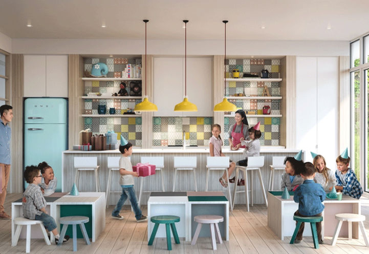 Kids Party Room - Sugar Wharf Condos