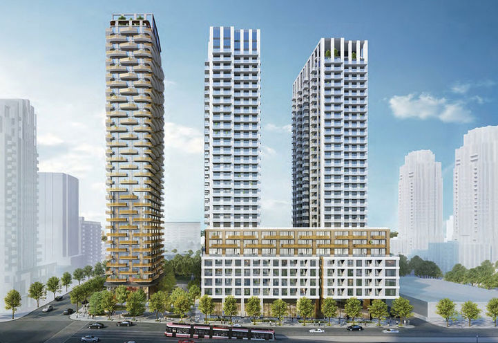 Bird's Eye View of 1467 Bathurst Street Condos 2