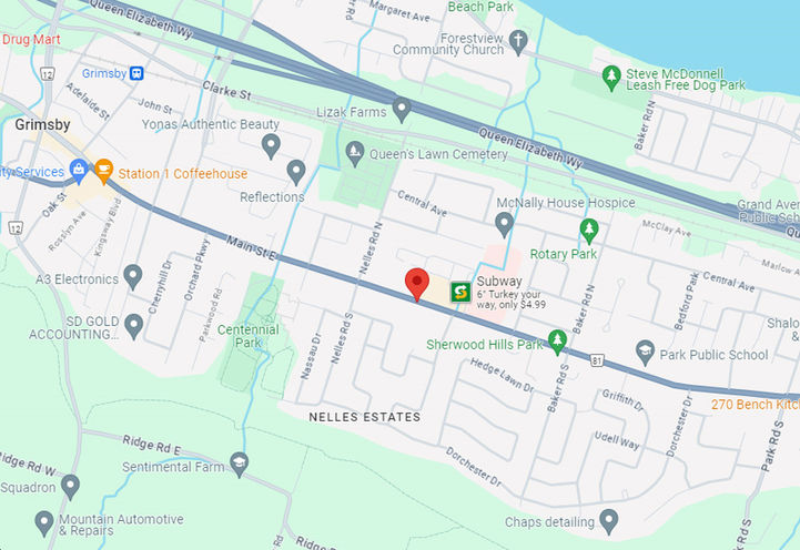 149 Main Street East Condos Map View of Project Location