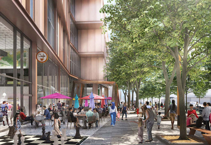 150 Eglinton East Condos Outdoor Public Space