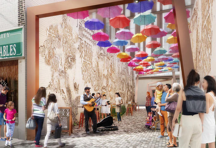 150 Eglinton East Condos Pedestrian Friendly Promenade