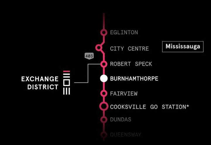 Exchange District Condos Connectivity Map