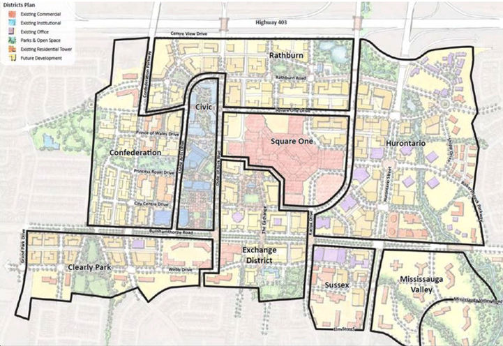 Exchange District Condos Located at Hurontario and Burnhamthorpe