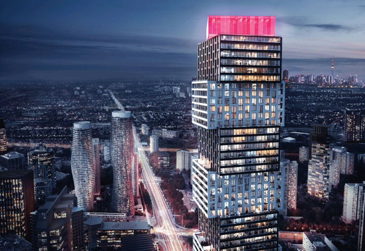 Exchange District Condos at Night