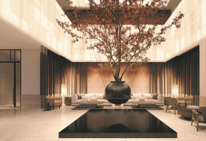 Lobby at Exchange District Condos