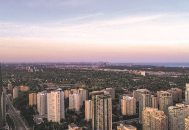 Looking East from Exchange District Condos