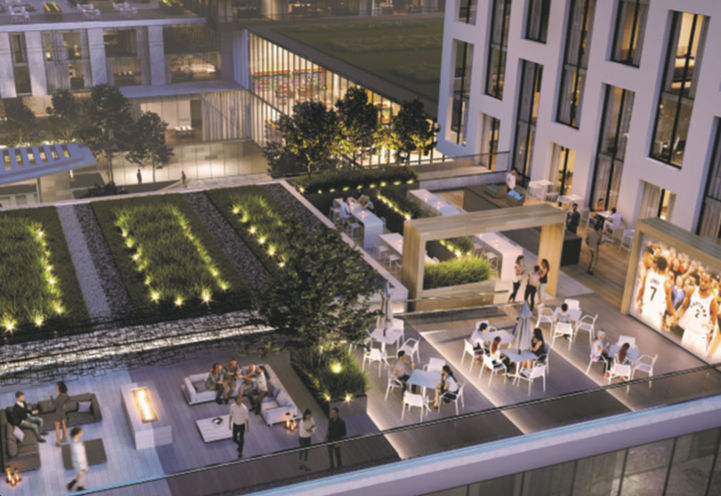 Rooftop Terrace at Exchange District Condos
