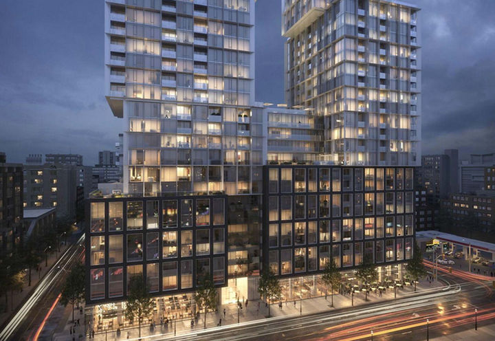 St. Lawrence Condos  Night Rendering