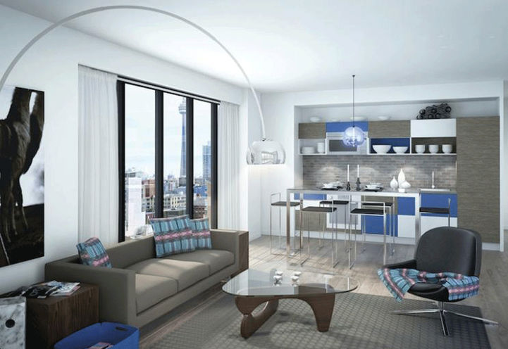 Suite design at 170 Spadina Condos