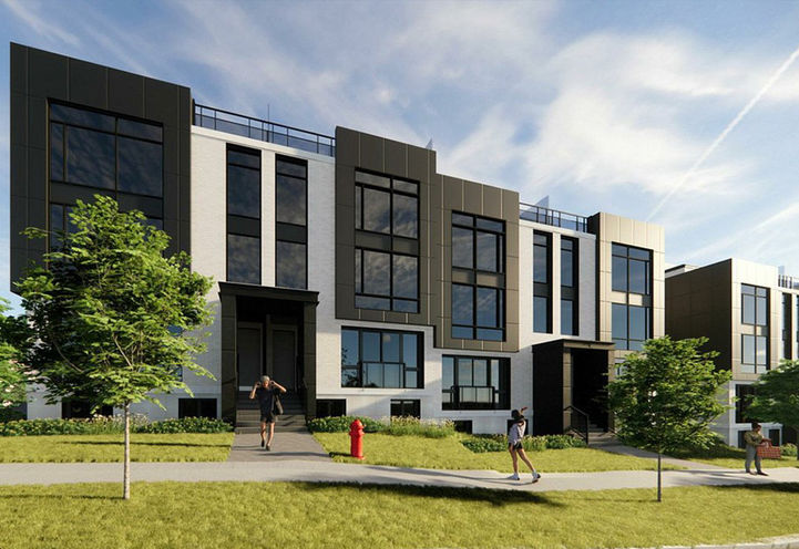 1730 Queen Street West Towns Exterior View of Units