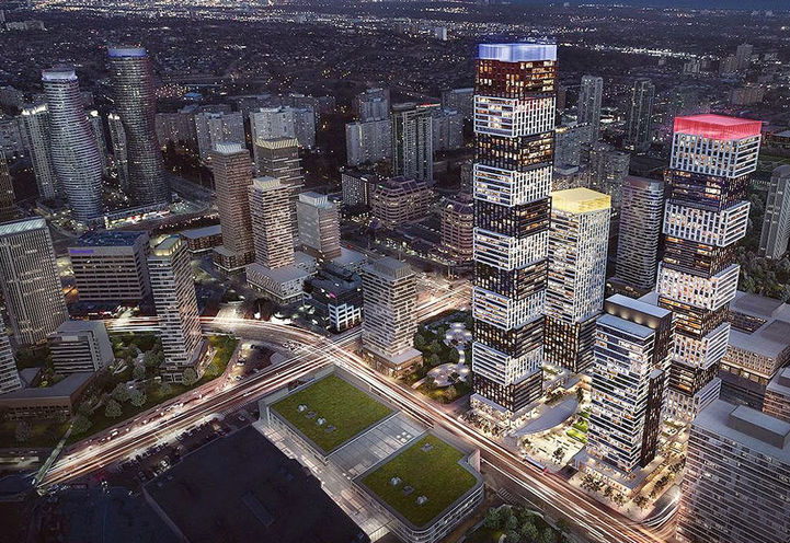 EXS Condos Bird's Eye View of Community