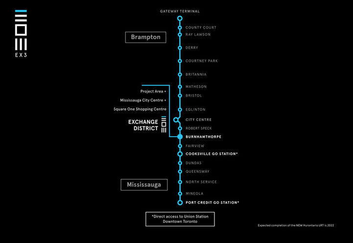 EXS Condos Located Near Hazel McCallion LRT Line
