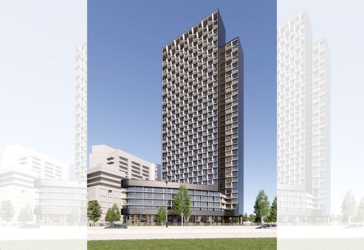 2 Tippett Road Condos Exterior View of Tower