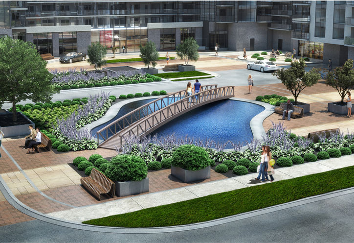 Me2 Condos Courtyard