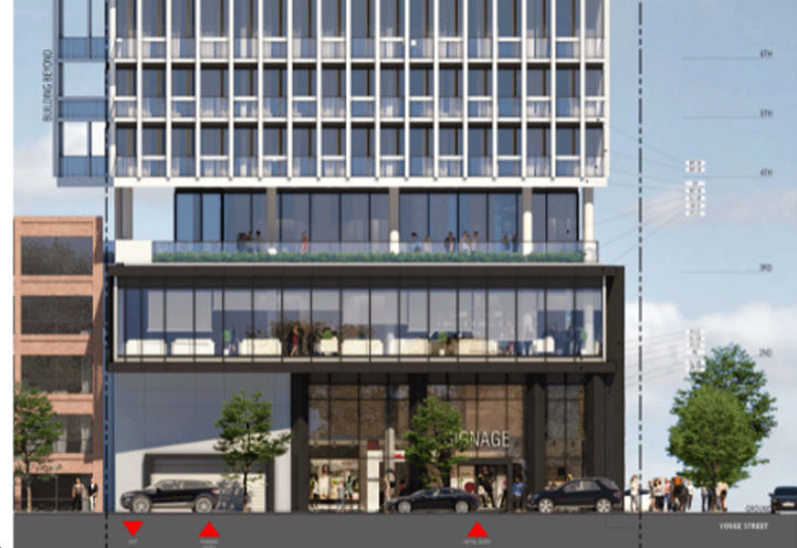 2010 Yonge Street Condos Podium