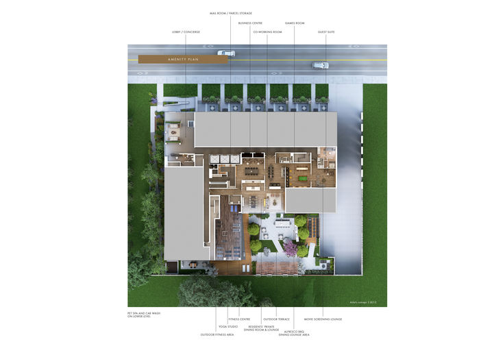 Building Amenity Sit Map