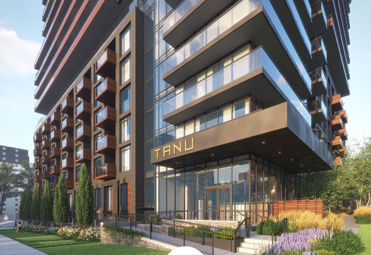Street View of Tanu Condos by Edenshaw Developments