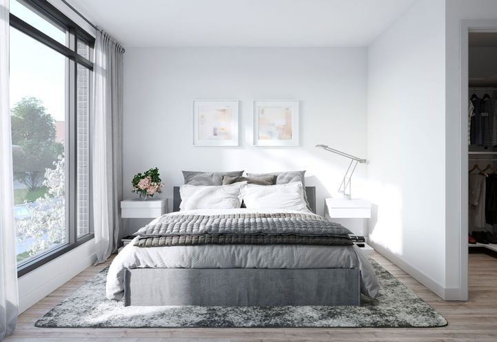 Townhome Bedroom Suite Interior Features and Finishes