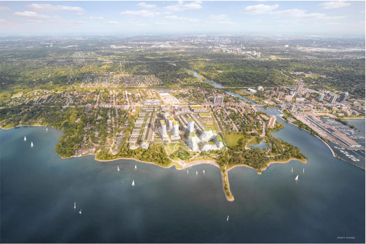 
Brightwater Condos, Looking to the Future Land-form Development Site