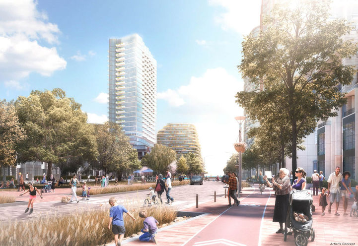 Brightwater Condos-Garden Style Courtyard