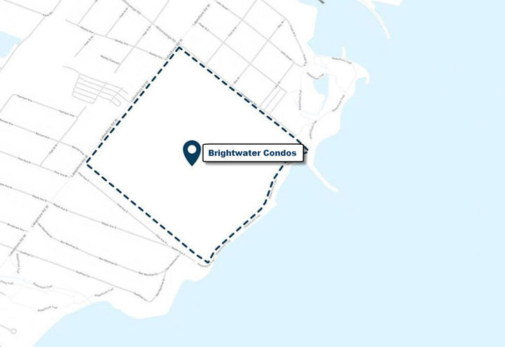 Brightwater Condos- Location Amenity Map