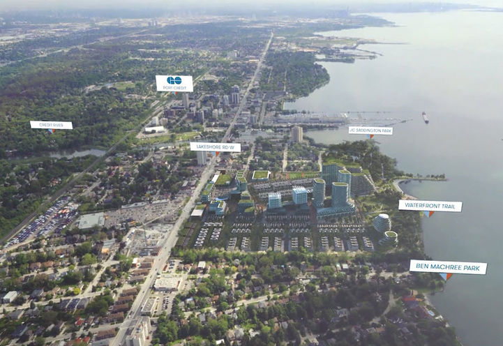 Brightwater Condos, Panoramic View looking to Future Proposed Community