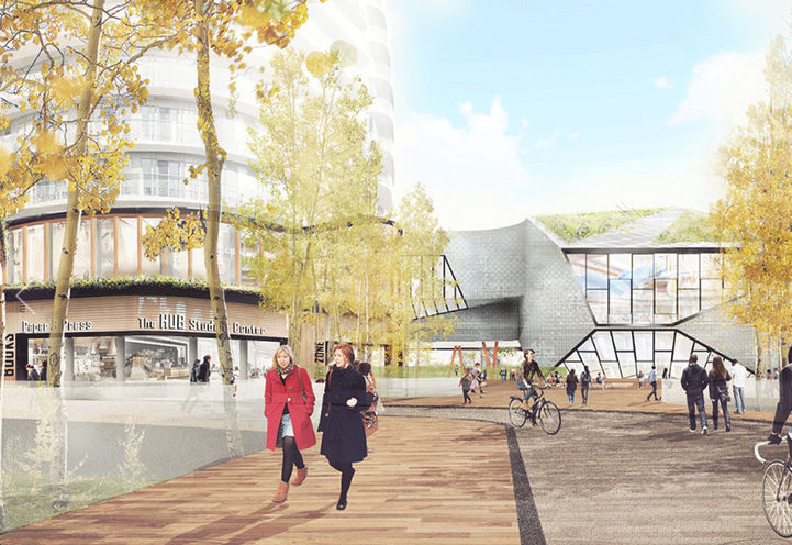 Brightwater Condos in Autumn