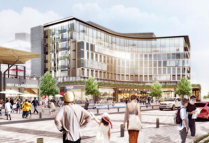 Coffee House, Shops and Outdoor Space in the West Village