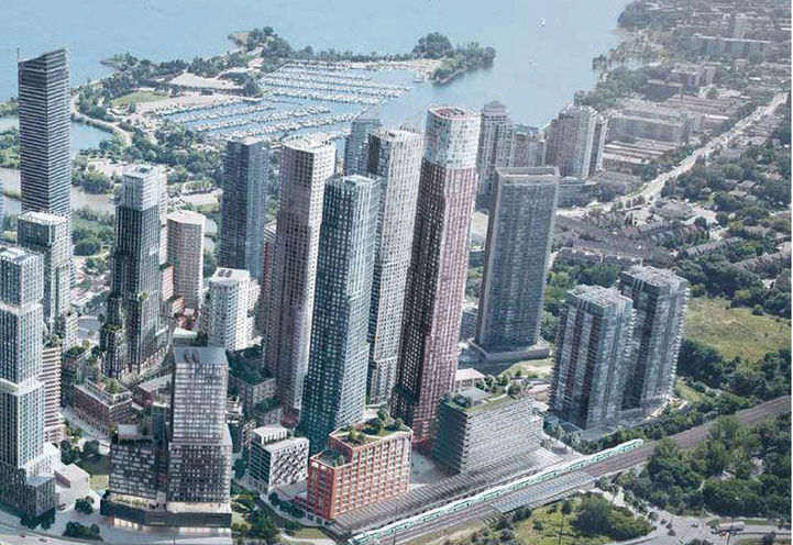 Aerial View of 2150 Lake Shore Condos 4 by First Capital