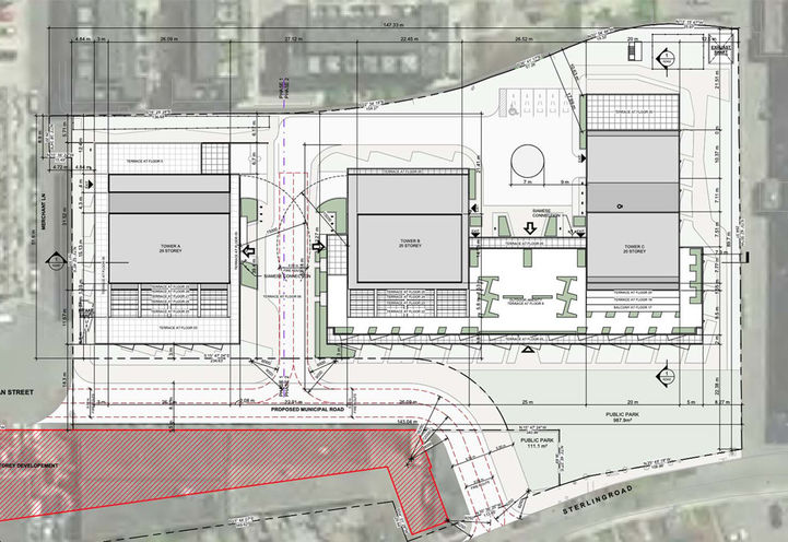 221 Sterling Road Condos 3 Architectural Drawing