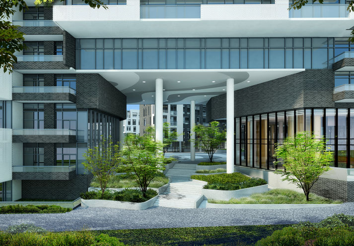 Scala Condos Courtyard