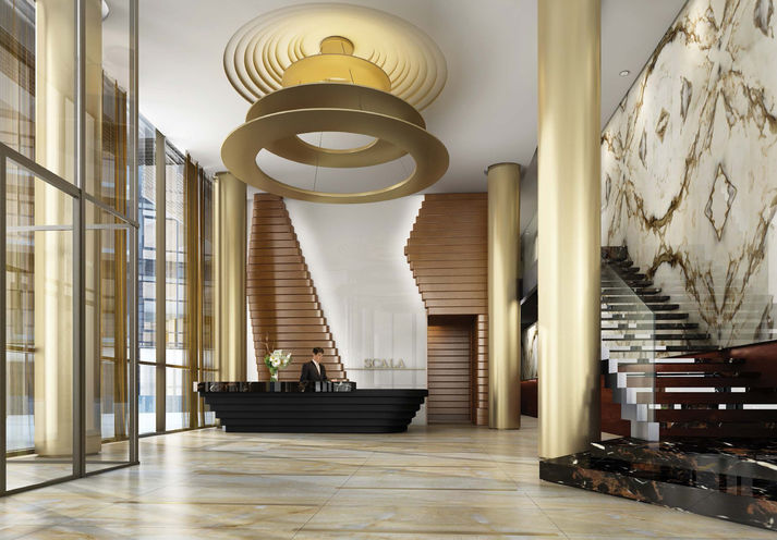 Scala Condos Front Lobby