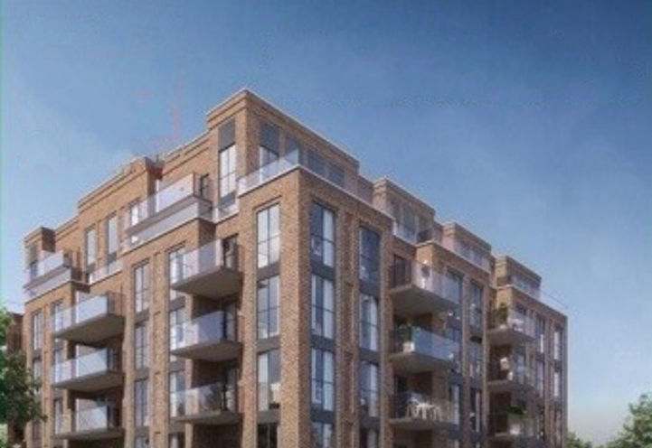 260 Condos Exterior Top Floors View Early Design