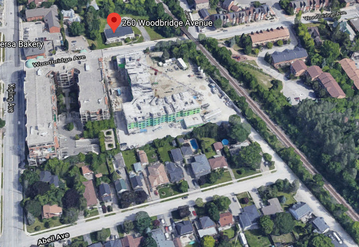 260 Condos Site Location at Woodbridge